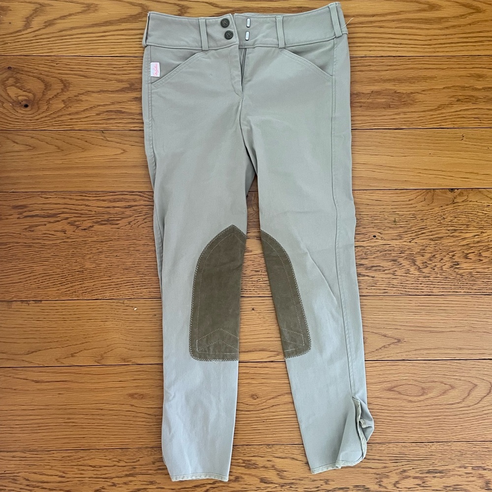 Size 14 Tailored Sportsman Riding britches with Velcro ankles.